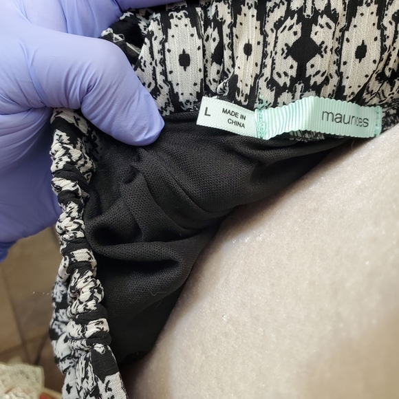 Maurice's Tribal Print Maxi Skirt sz L - Picture 5 of 8